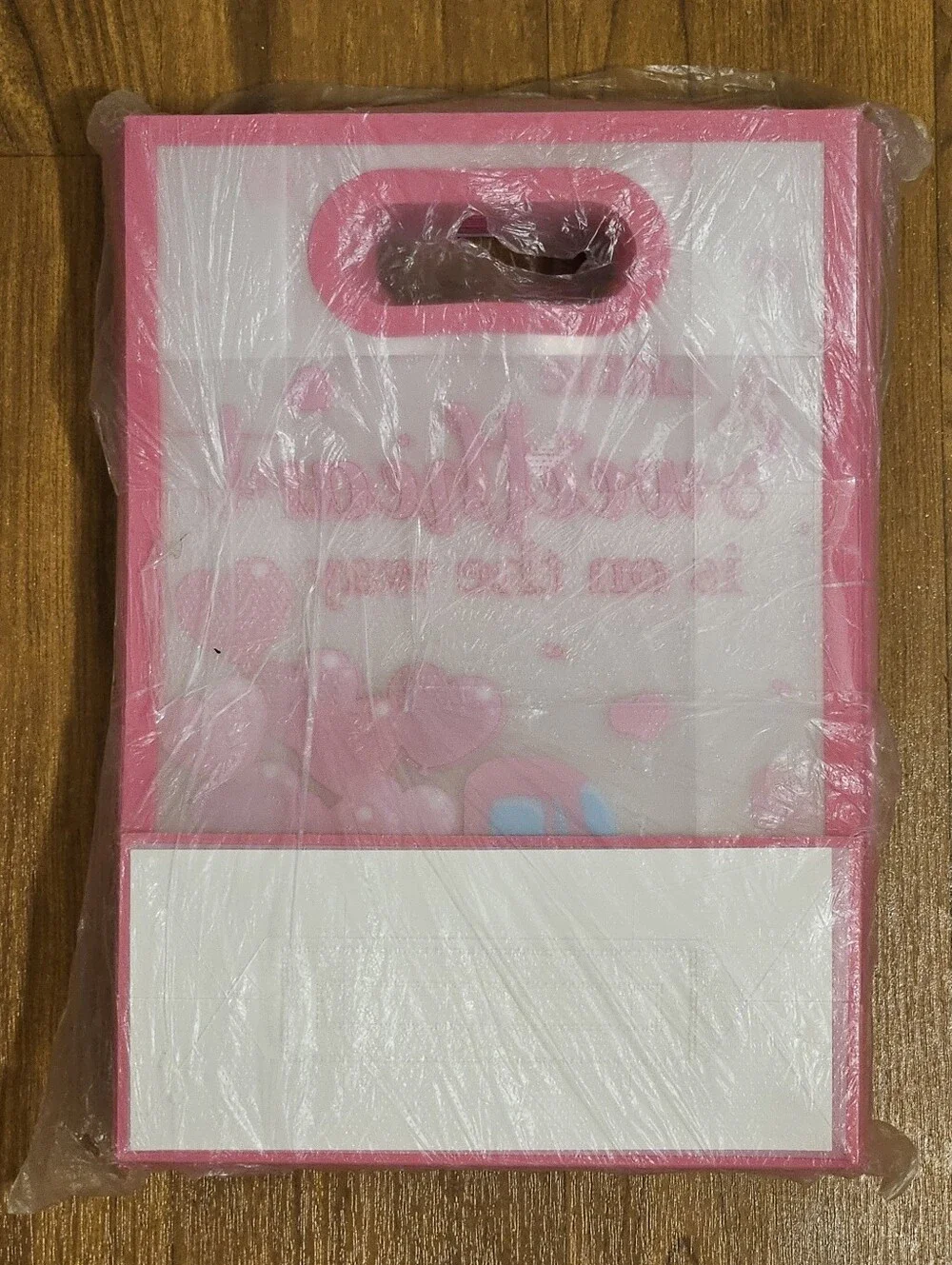 Pink 'Oh Baby' Plastic Favor Bags 24ct.